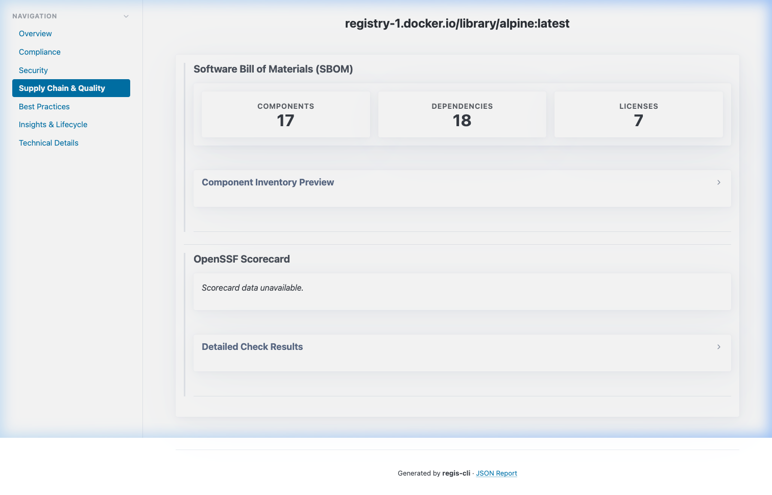 Supply Chain &amp; Quality
